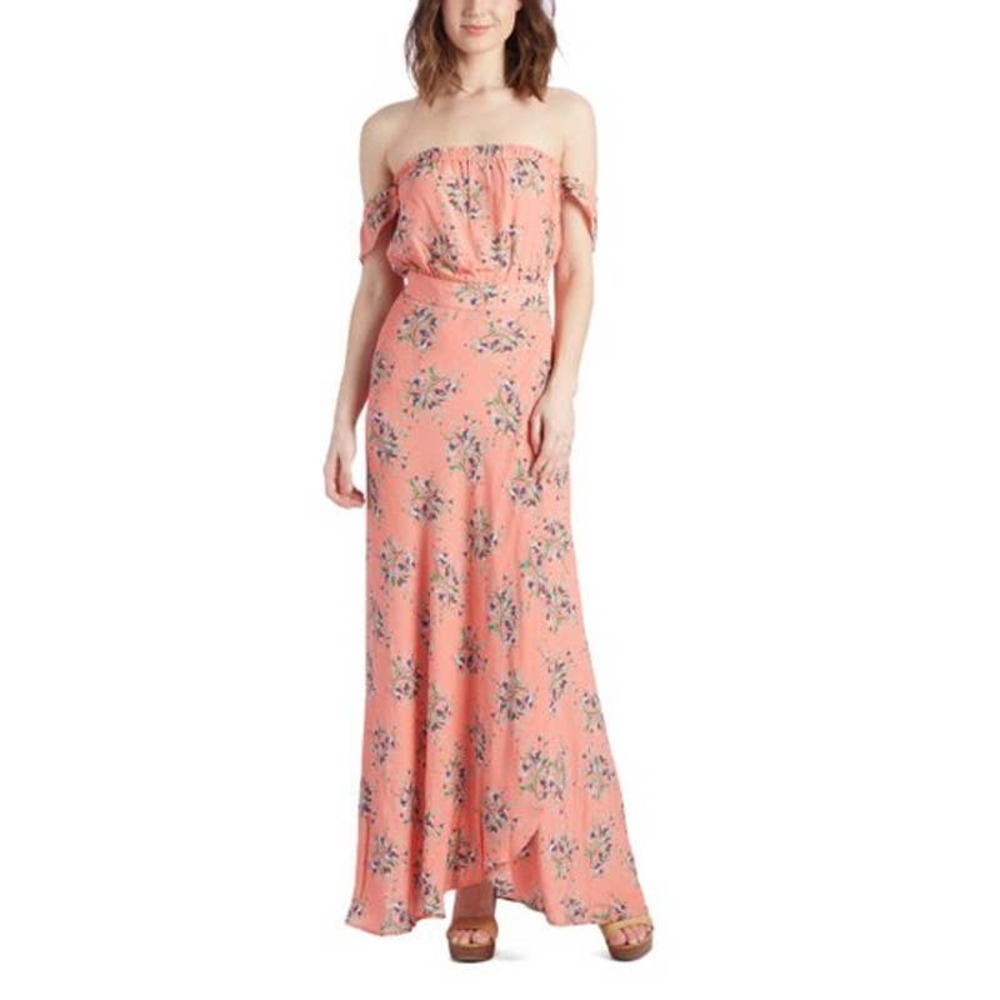 Flynn Skye Women's Pink Evening Cuts Bella Maxi Dress Size Medium NWT